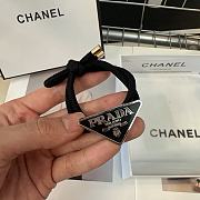 Okify Prada Black Hair Tie 21198 - 1