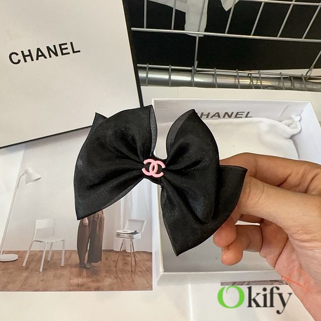 Okify CC Black Bow Hair Clip 21200 - 1