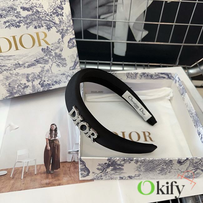 Okify Dior Black Headband 21206 - 1