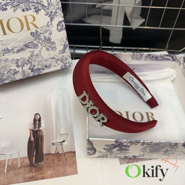 Okify Dior Red Headband 21207 - 1