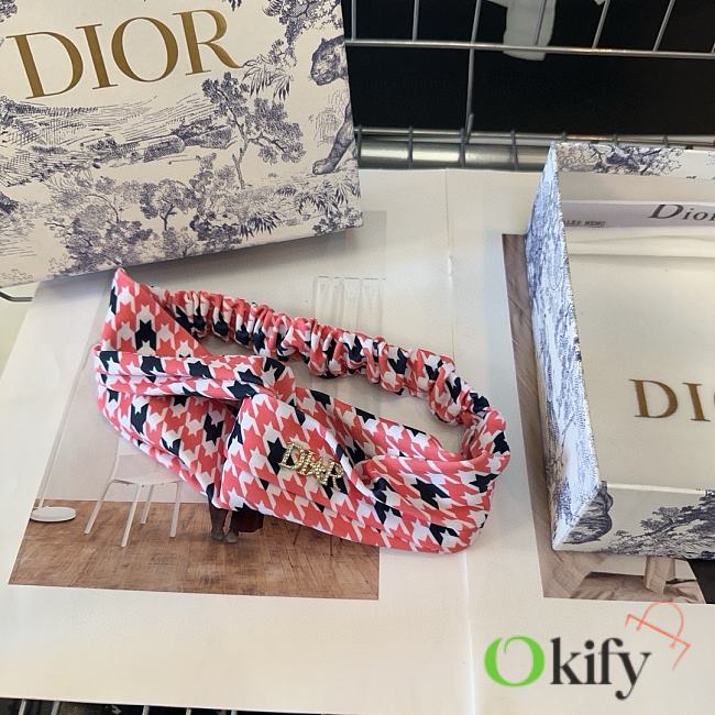 Okify Dior Pink Headband 21210 - 1