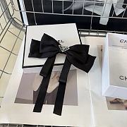 Okify Prada Black Ribbon Hair Clip 21211 - 1