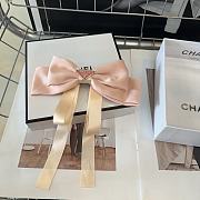 Okify Prada Pink Ribbon Hair Clip 21212 - 3