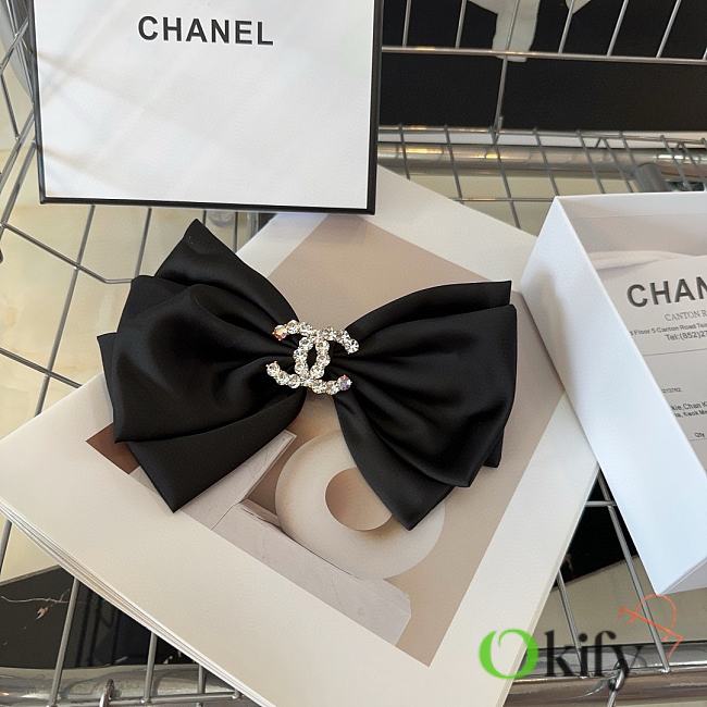 Okify CC Black Bow Hair Clip 21213 - 1