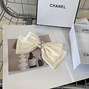 Okify CC White Bow Hair Clip 21214 - 1