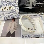Okify Dior White Headband 21223 - 1