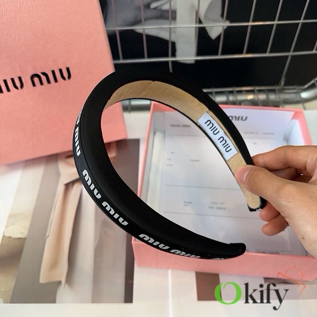 Okify MiuMiu Black Headband 21224 - 1