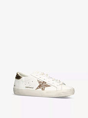 Okify Golden Goose Superstar star-applique low-top leather trainers - 3