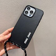 Okify MiuMiu Black Phone Case 21250 - 1