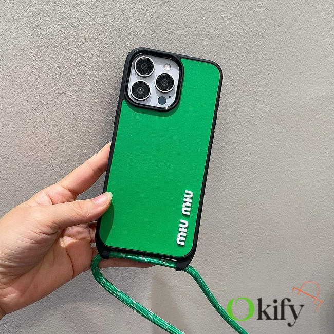 Okify MiuMiu Green Phone Case 21251 - 1