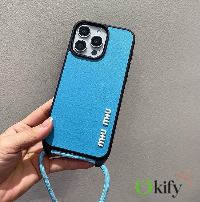 Okify MiuMiu Blue Phone Case 21252 - 1