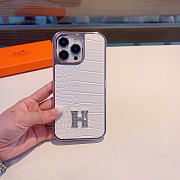 Okify Hermes White Phone Case 21261 - 1