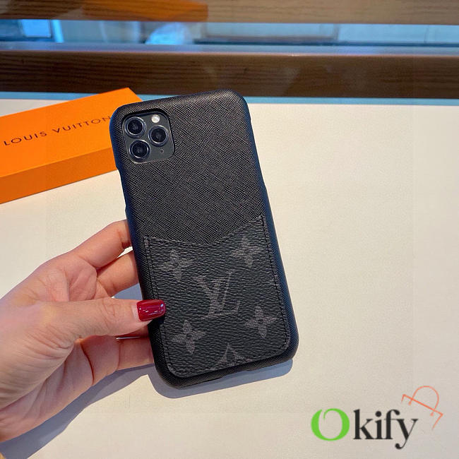 Okify Louis Vuitton Black Phone Case 21271 - 1