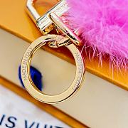 Okify Louis Vuitton Vivienne Fur Keychain M01447 - 5