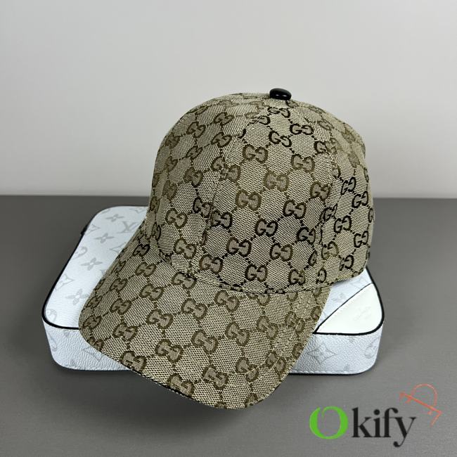 Okify Gucci Brown Baseball Cap  - 1