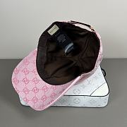 Okify Gucci Pink Baseball Cap  - 4