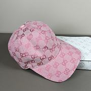 Okify Gucci Pink Baseball Cap  - 2