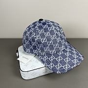 Okify Gucci Dark Blue Baseball Cap  - 1