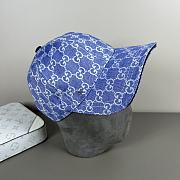 Okify Gucci Blue Baseball Cap  - 2