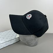 Okify Moncler Black Baseball Cap  - 3