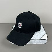 Okify Moncler Black Baseball Cap  - 1