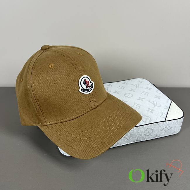 Okify Moncler Brown Baseball Cap  - 1