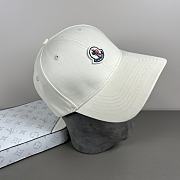 Okify Moncler White Baseball Cap  - 2