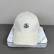 Okify Moncler White Baseball Cap  - 1