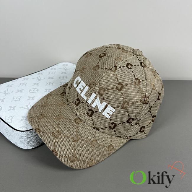 Okify Celine Brown Baseball Cap  - 1