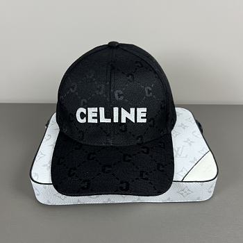 Okify Celine Black Baseball Cap 