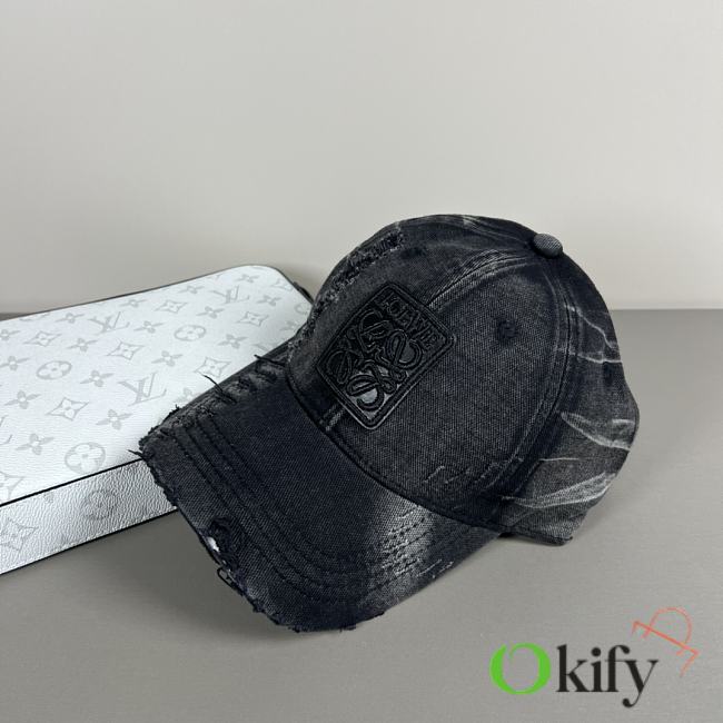 Okify Loewe Black Baseball Cap 2 - 1