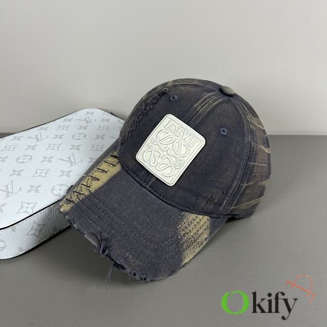 Okify Loewe Dark Brown Baseball Cap 2 - 1