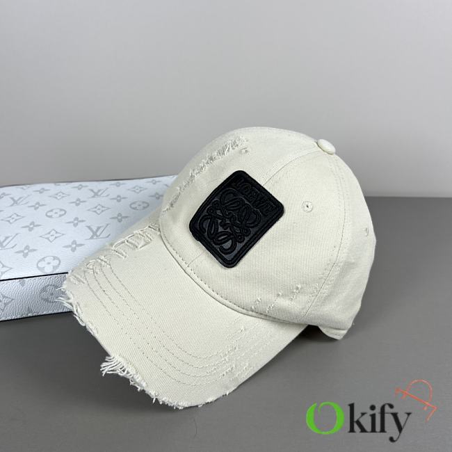 Okify Loewe White Baseball Cap 2 - 1