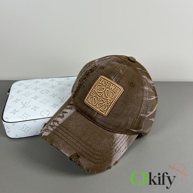 Okify Loewe Brown Baseball Cap 2 - 1