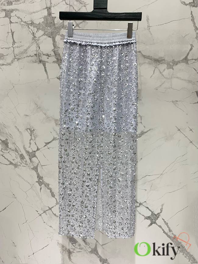 Okify YSL Sequin Long Skirt SML  - 1