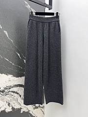 Okify YSL Set Of Gray Wool Tank Top And Pants SML  - 5