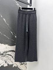 Okify YSL Set Of Gray Wool Tank Top And Pants SML  - 4