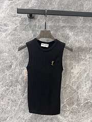 Okify YSL Black Wool Tank Top SML  - 1