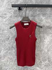 Okify YSL Red Wool Tank Top SML  - 1