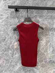 Okify YSL Red Wool Tank Top SML  - 3