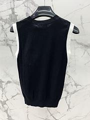 Okify YSL Black And White Tank Top SML 21350 - 3