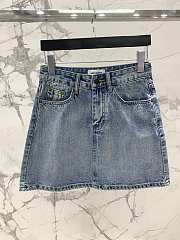 Okify YSL Denim Skirt SML 21352 - 1