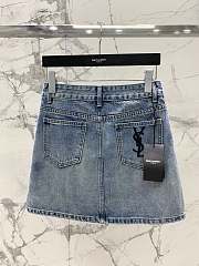 Okify YSL Denim Skirt SML 21352 - 4