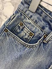 Okify YSL Denim Skirt SML 21352 - 5