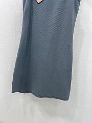 Okify MiuMiu Grey Gray Cotton Dress SML  - 3