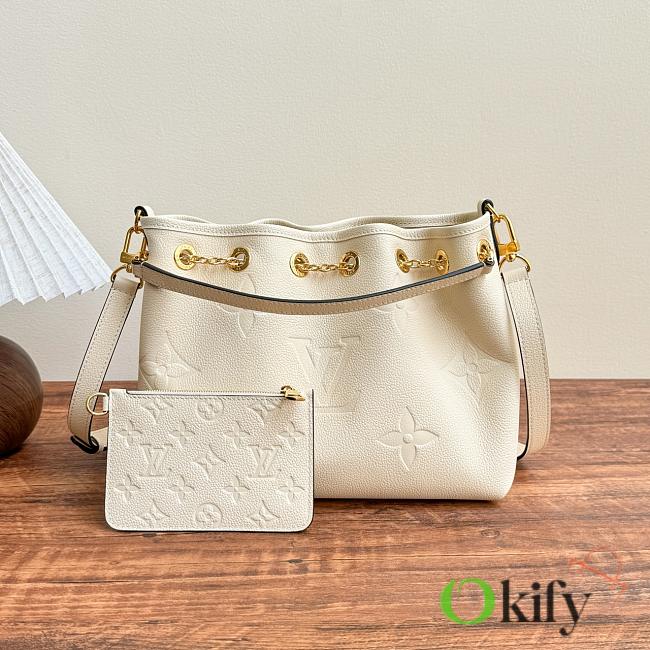 Okify Louis Vuitton Bundle Bag In Cream M25452 28x20x11.5cm - 1