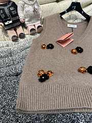 Okify MiuMiu Brown Raccoon Fur Gilet SML - 3