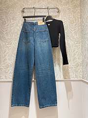 Okify Prada High Waist Blue Jeans SML  - 3