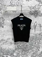 Okify Prada Knitted Gilet Tank Top SML  - 5