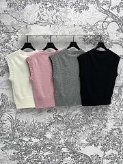 Okify Prada Knitted Gilet Tank Top SML  - 6